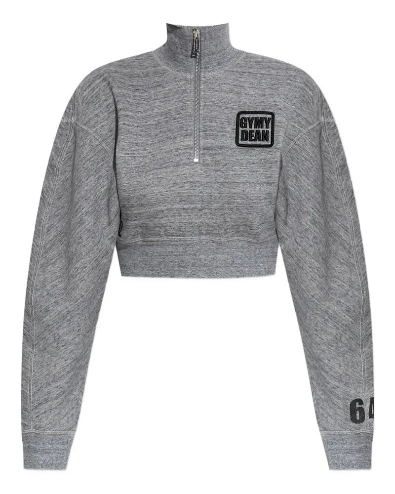 Dsquared2 Strick mit Reißverschlussapplikation - Grau Grau