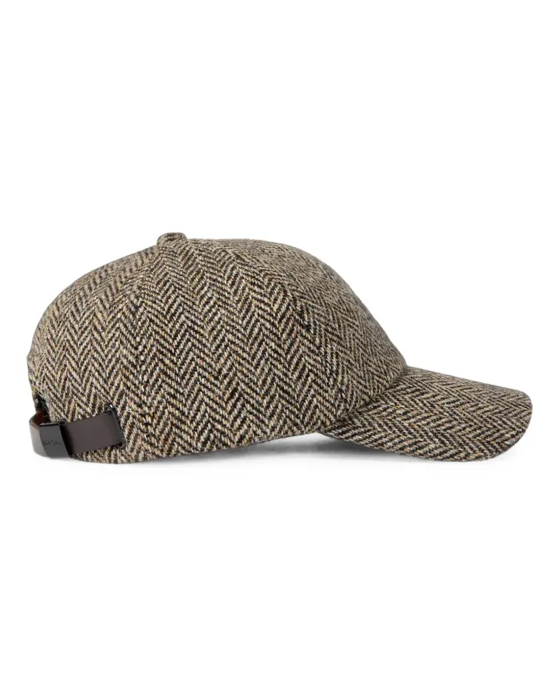 Paul Smith Baseballkappe aus Tweed - Braun Braun