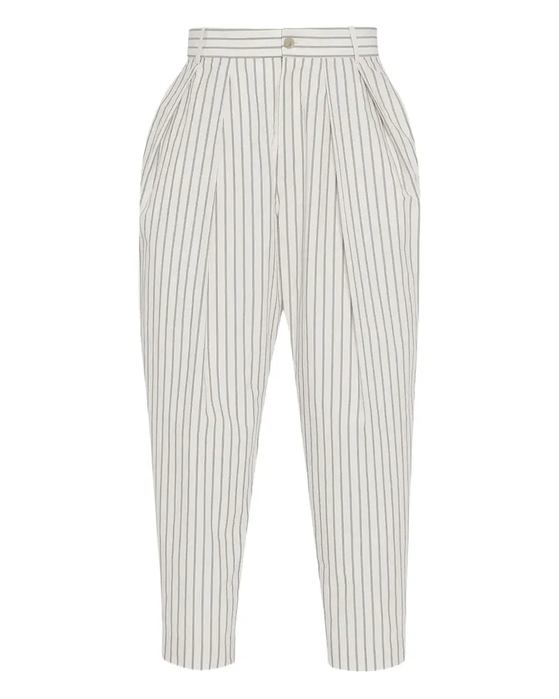 The Row Dyon Hose mit Nadelstreifen - Weiß Weiß