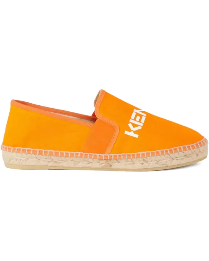 Kenzo logo-detail espadrilles - Orange Orange