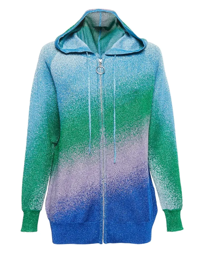 Maje Pre-owned Kapuzenjacke mit Farbverlauf - Grün Grün