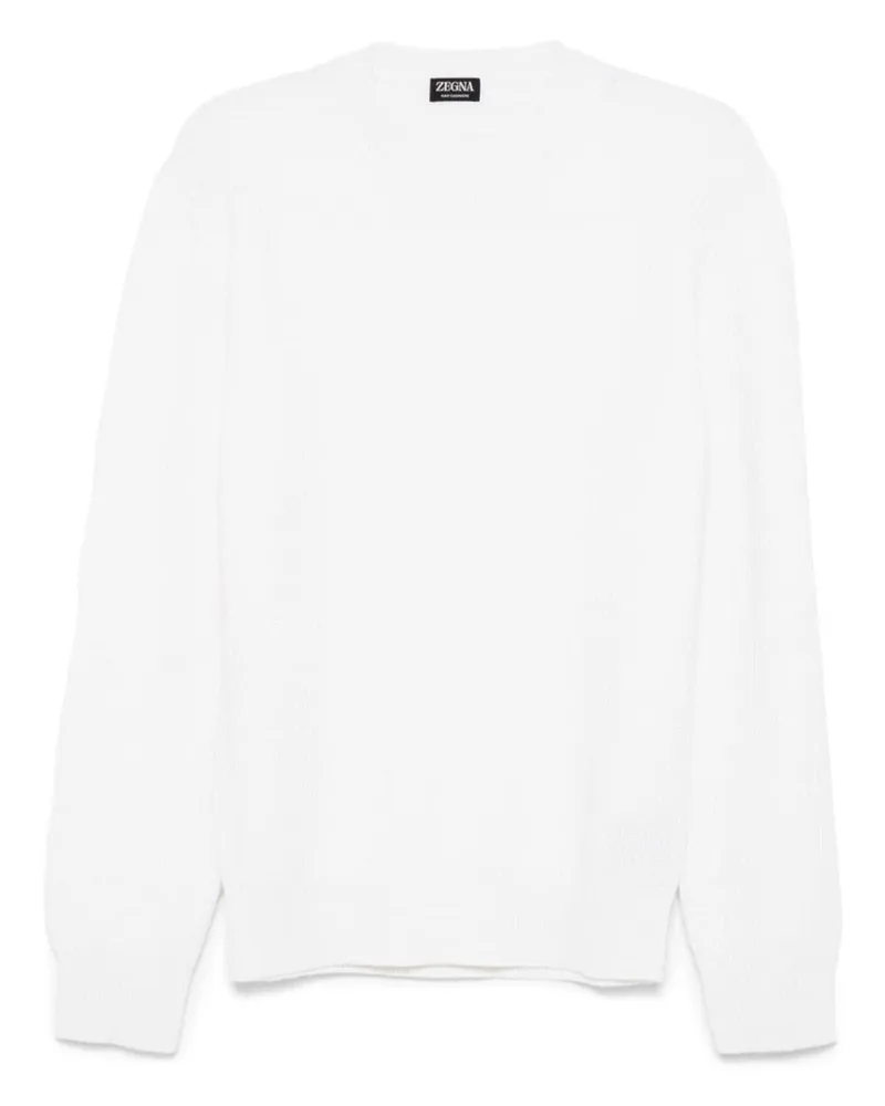 Ermenegildo Zegna Klassischer Kaschmirpullover - Nude Nude