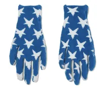 Gestrickte Handschuhe mit Sternen