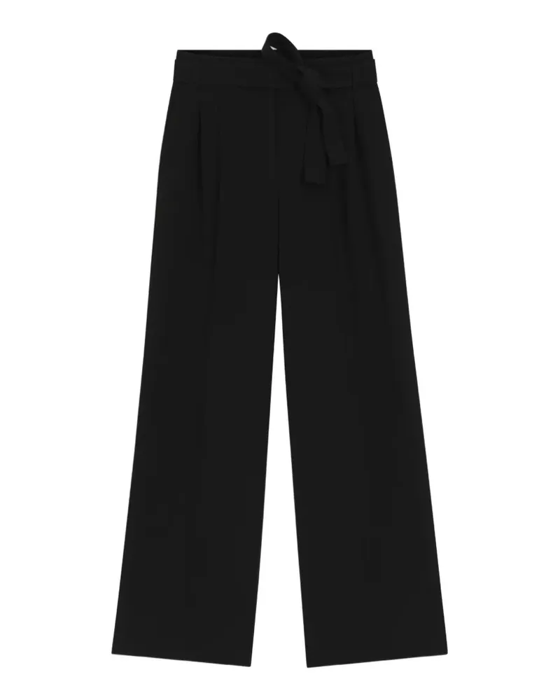 HUGO BOSS Klassische Hose mit Bügelfalten - Schwarz Schwarz