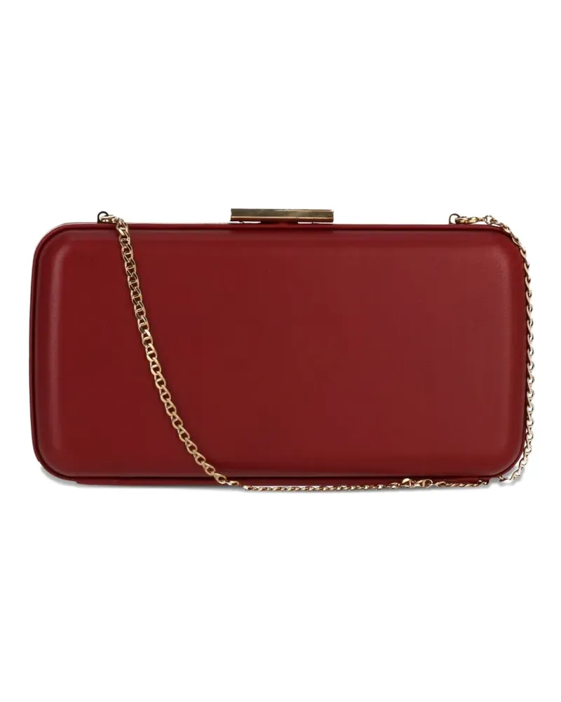 Gianvito Rossi Clutch mit Kettenriemen - Rot Rot