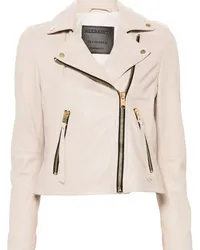 AllSaints Dalby Lederjacke Nude