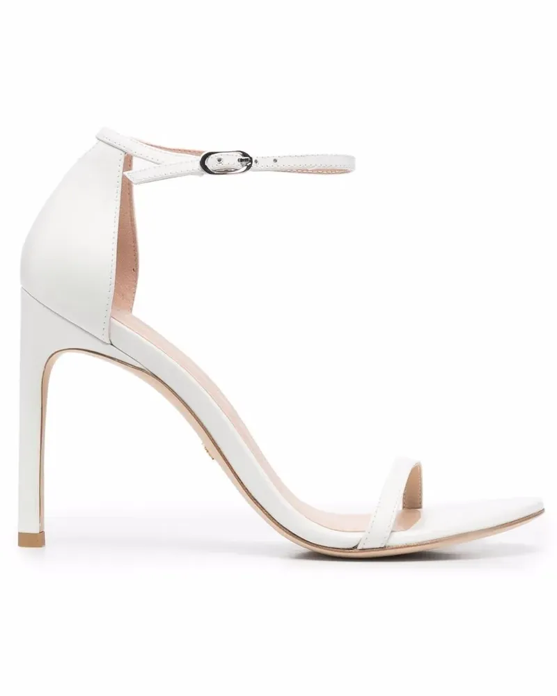 Stuart Weitzman Sandalen aus Leder - Weiß Weiß