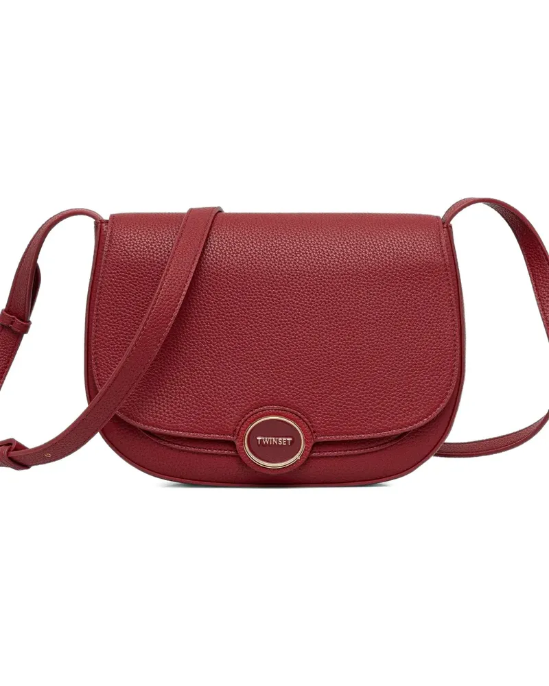 Twin-Set Satchel-Tasche mit Klappe - Rot Rot