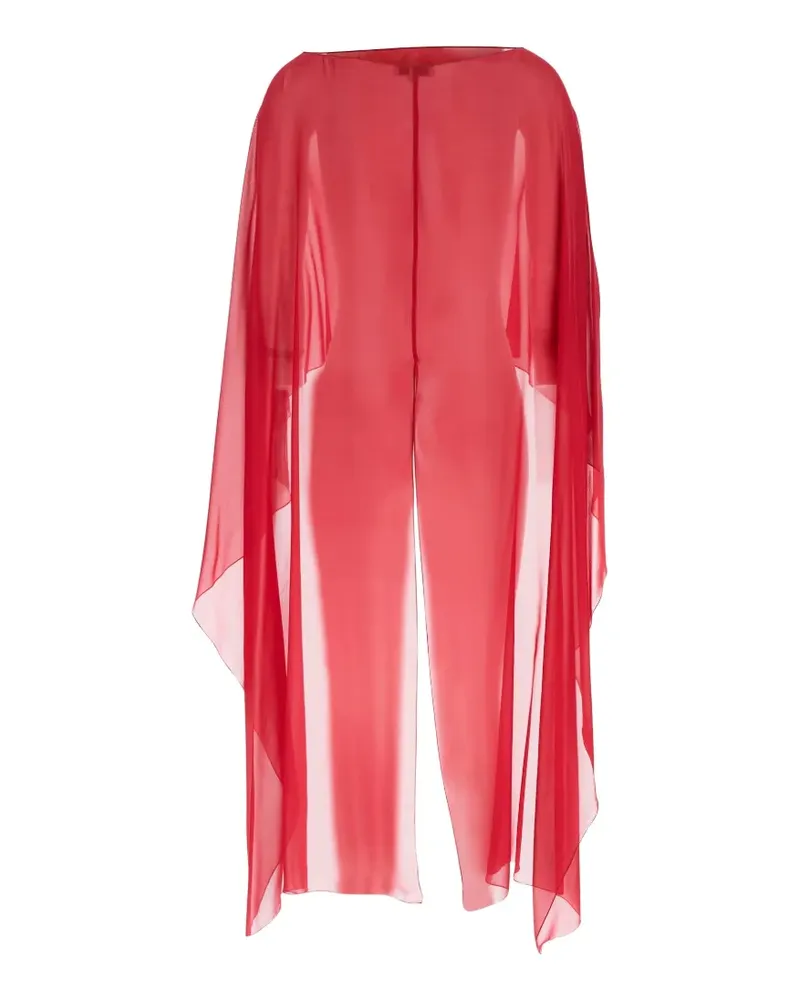 Antonelli Firenze ruffled scarf - Rot Rot