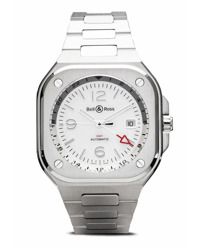 Bell & Ross BR-05 GMT 41mm - Weiß Weiß