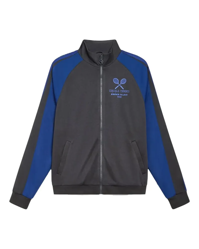 Diadora logo-embroidery sweatshirt - Grau Grau