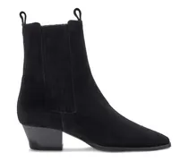 Stiefel aus Wildleder 40mm - Schwarz