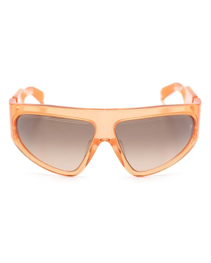 Balmain Shield-Sonnenbrille Orange