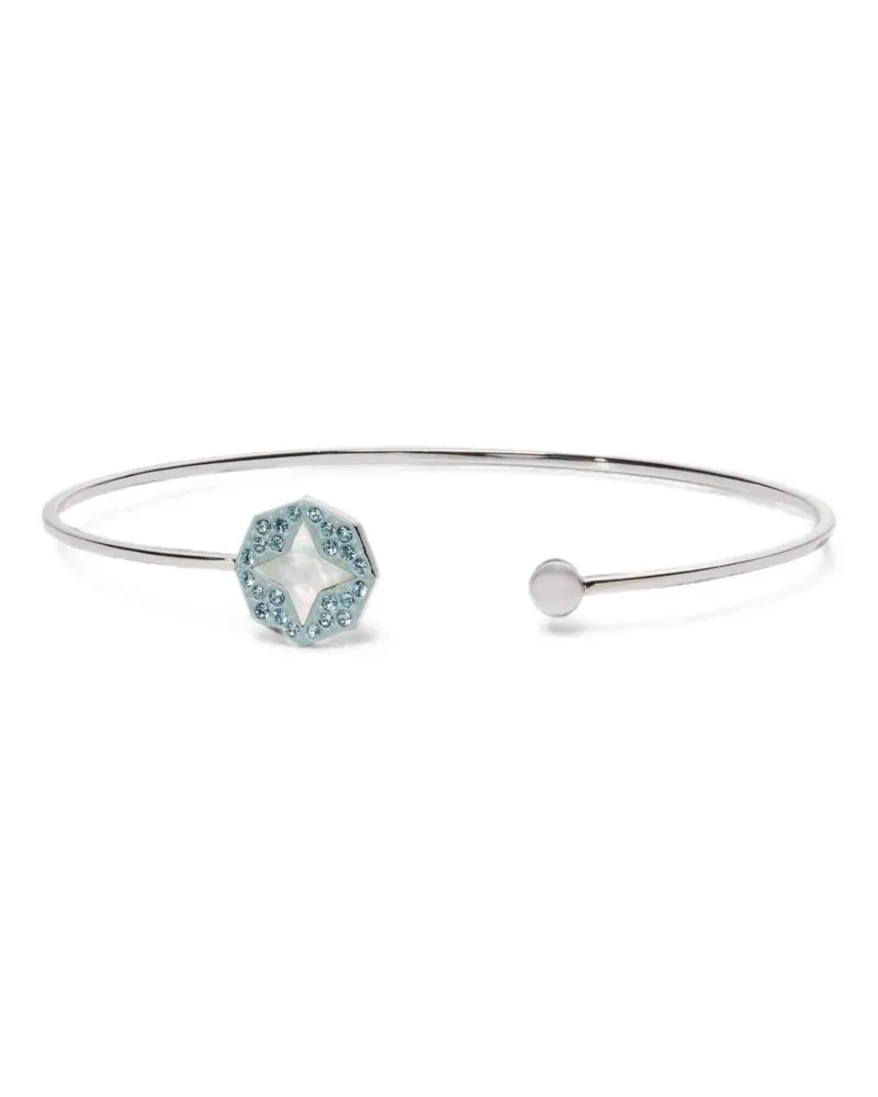 Tory Burch Forget Me Not cuff bracelet - Silber Silber