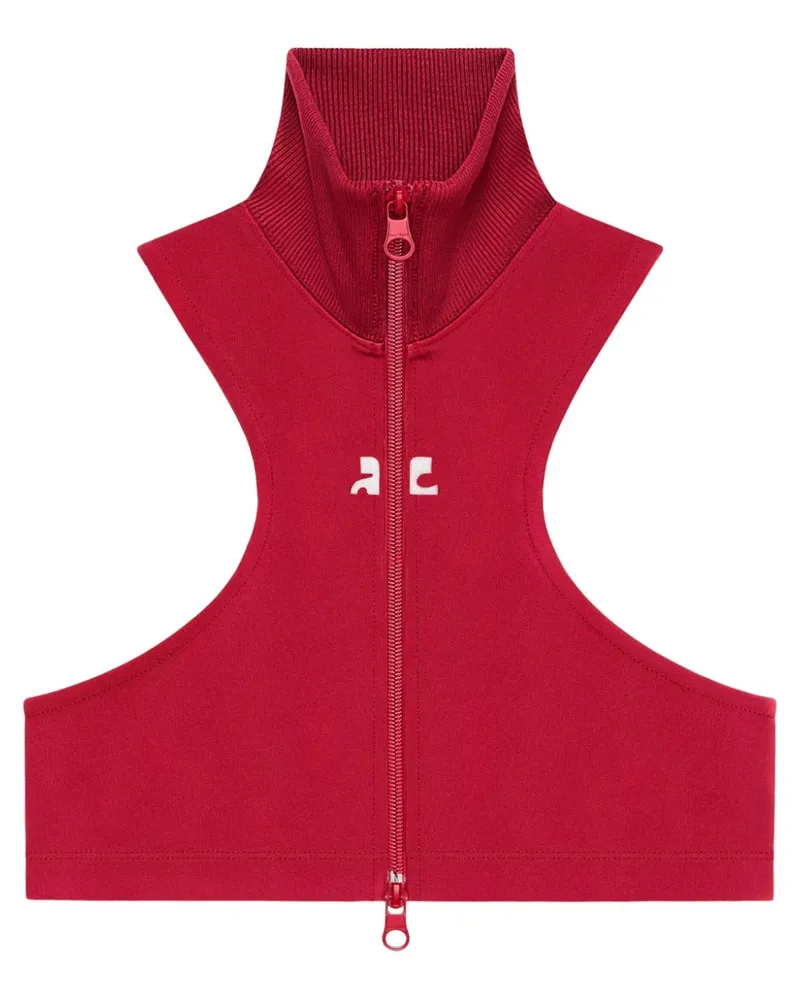 Courrèges Cropped-Weste - Rot Rot