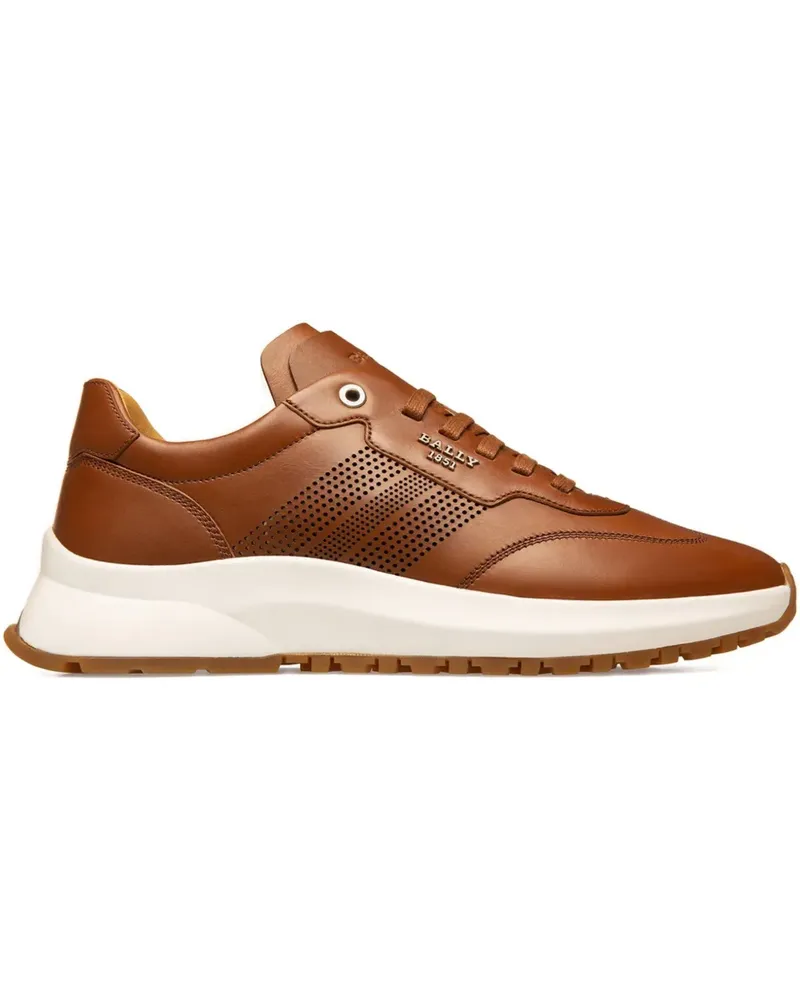 Bally Perforierte Sneakers - Braun Braun