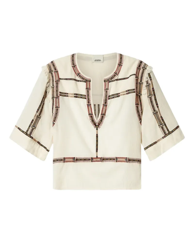 Isabel Marant Fiosa Bluse - Nude Nude