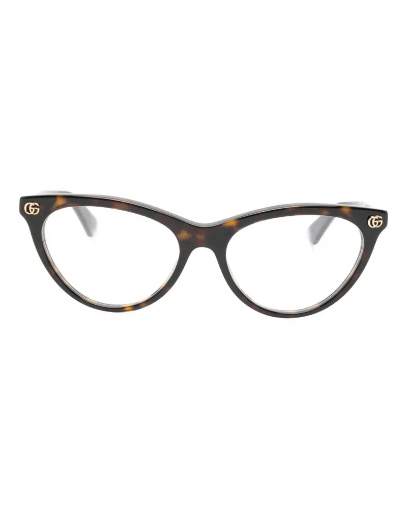 Gucci Double G cat-eye glasses - Braun Braun