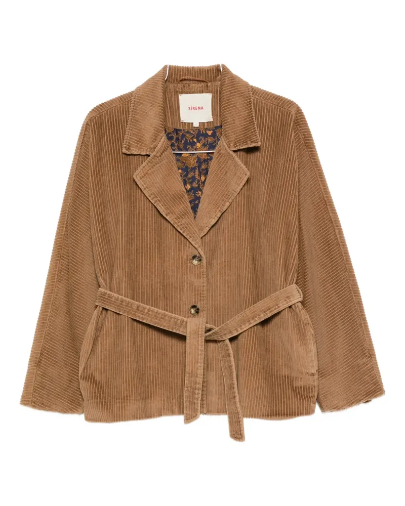 Xírena Colt belted corduroy jacket - Braun Braun