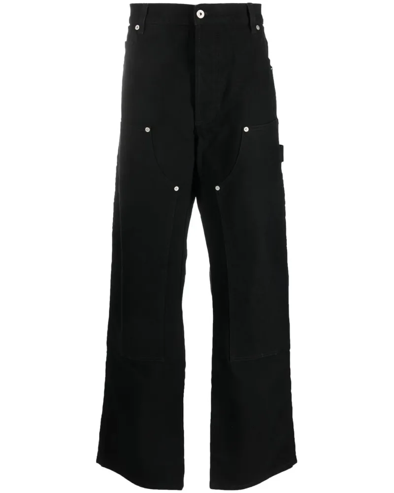 Heron Preston Jeans im Workwear-Look Schwarz