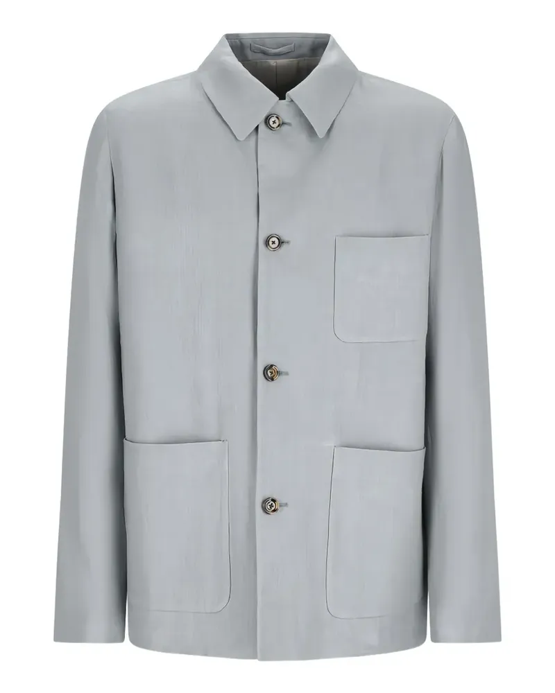 LARDINI buttoned pocket jacket - Grau Grau