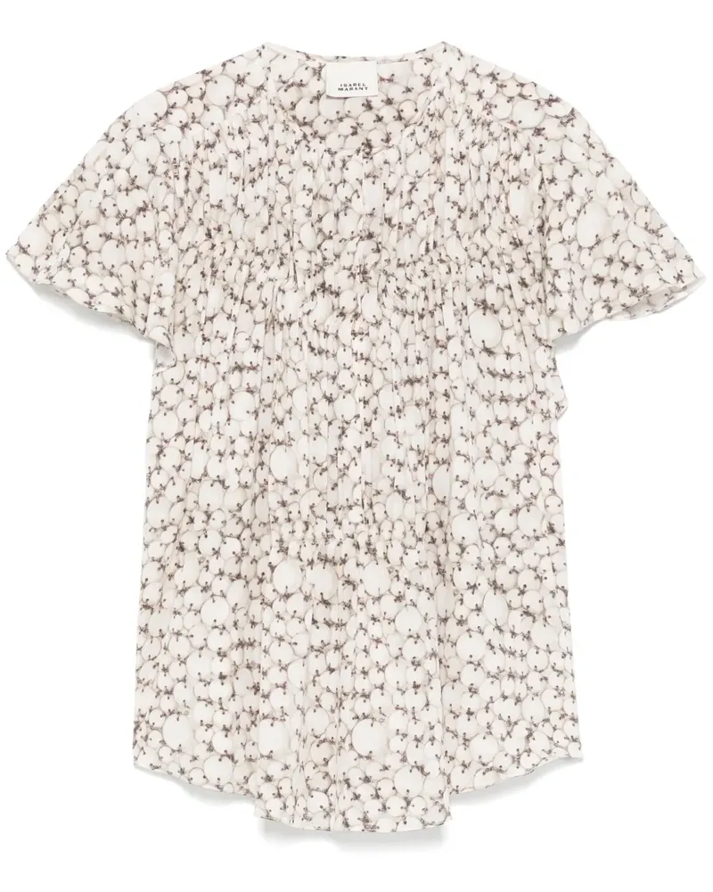 Isabel Marant Synda Bluse - Weiß Weiß