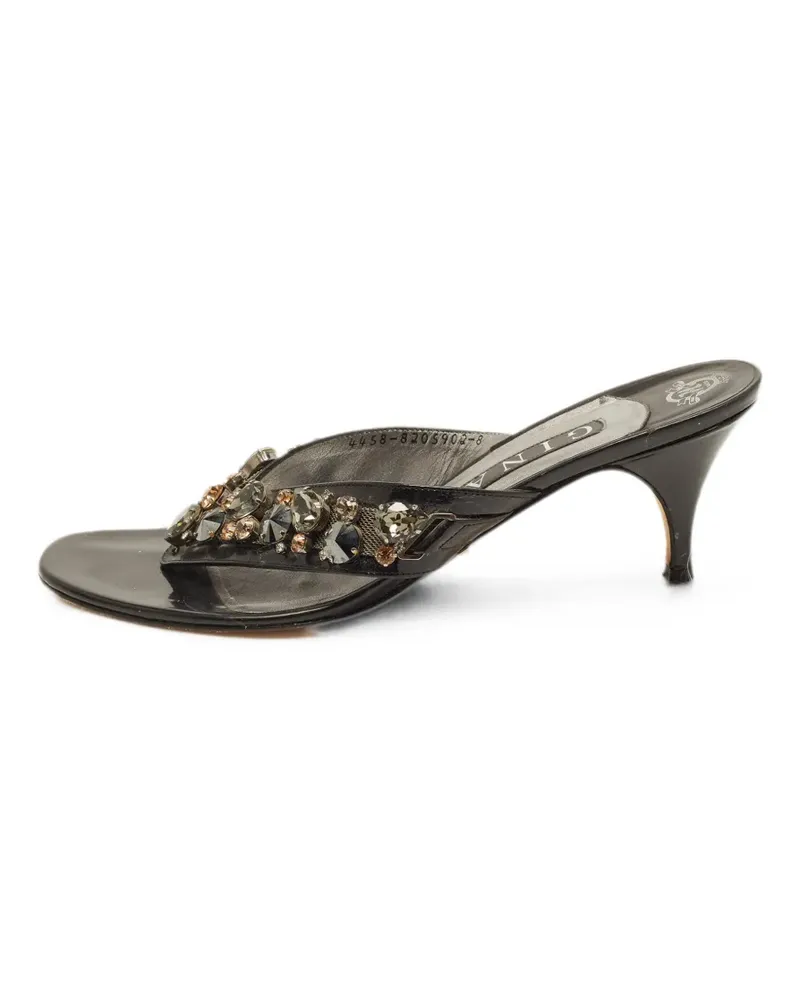 Gina crystal-embellished heeled sandals - Schwarz Schwarz