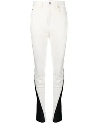 Thierry Mugler Spiral Skinny-Jeans Weiß