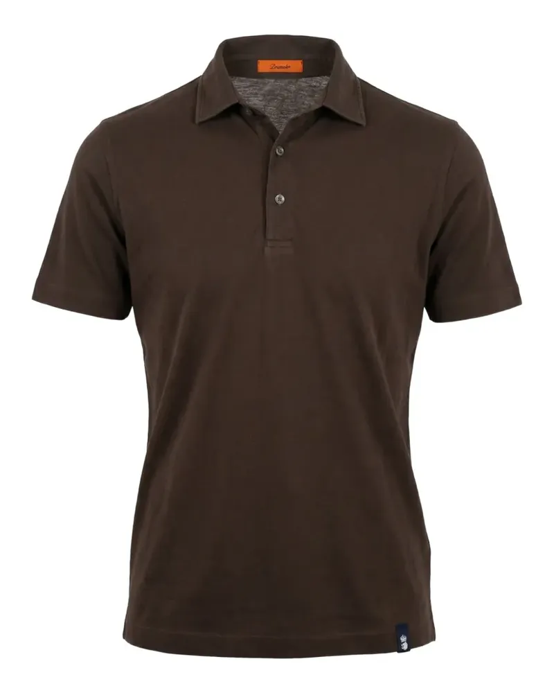 Drumohr  short-sleeves polo shirt - Braun Braun