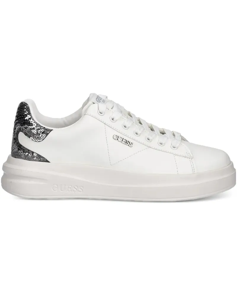 Guess Elbina Sneakers mit Paillettenabsatz - Weiß Weiß