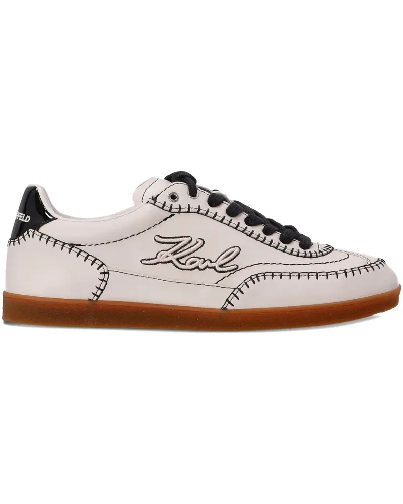 Karl Lagerfeld Sneakers mit Stickerei - Weiß Weiß