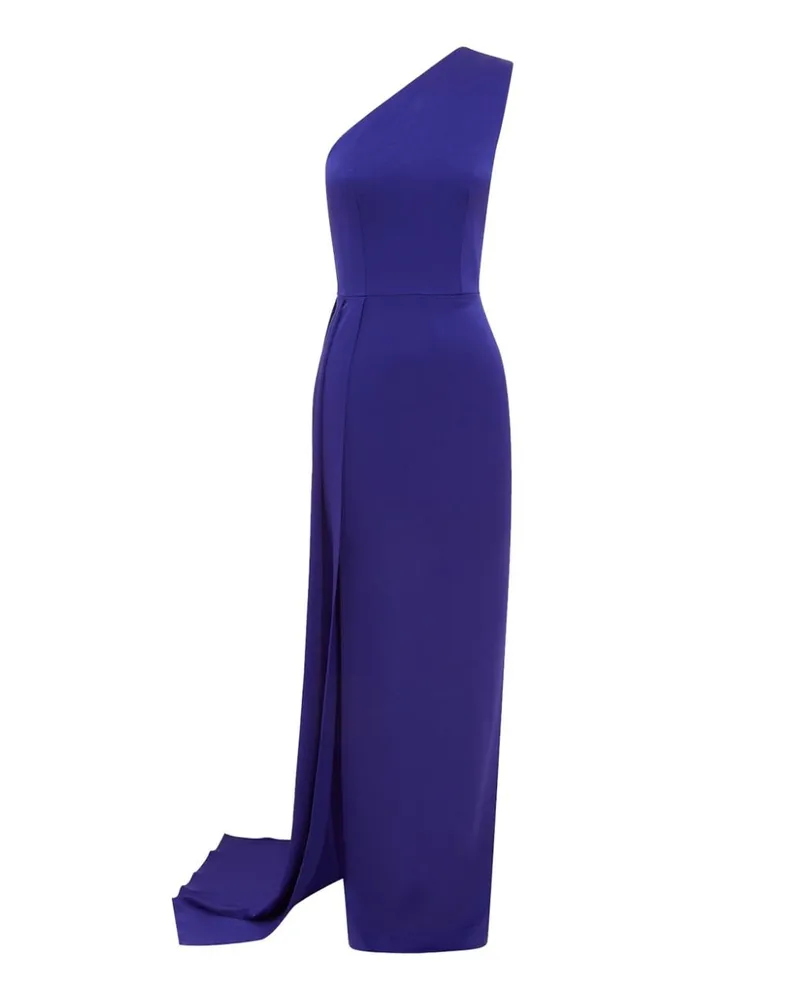 Alex Perry Asymmetrisches Abendkleid Blau