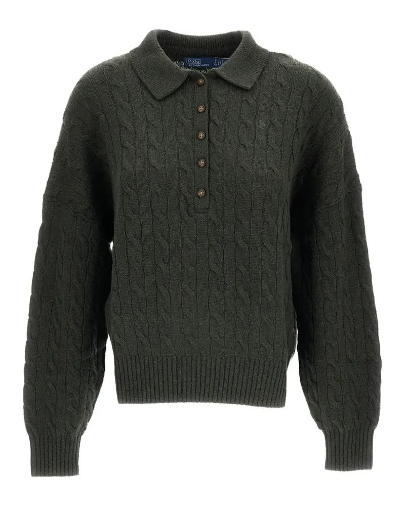 Ralph Lauren Pullover mit Zopfmuster - Grün Grün