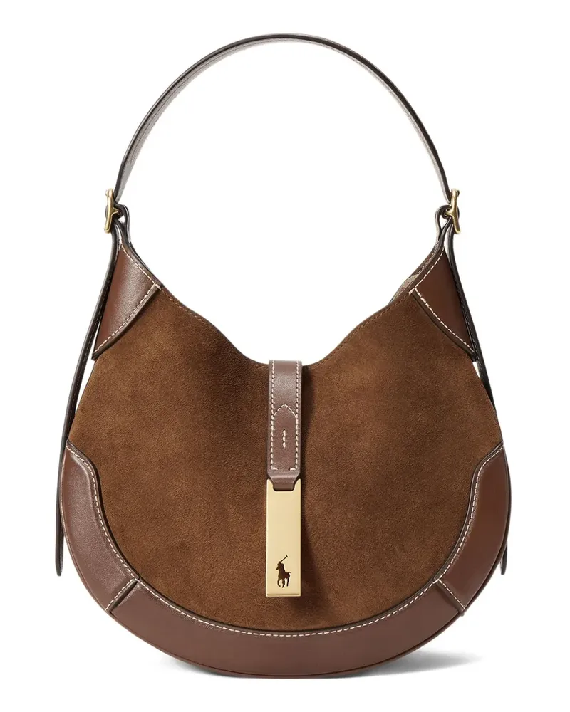 Ralph Lauren Kleine Schultertasche - Braun Braun
