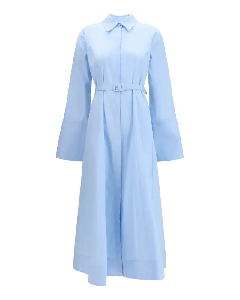 Gabriela Hearst Carmina flared-sleeve dress - Blau Blau
