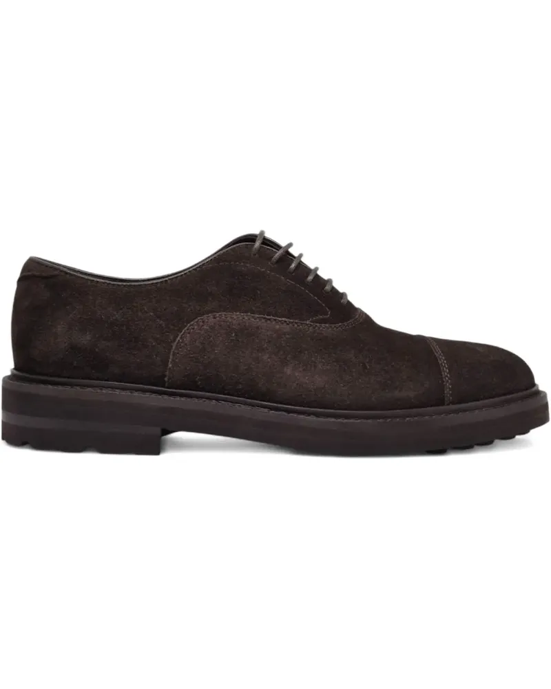 Henderson Oxford-Schuhe aus Wildleder - Braun Braun