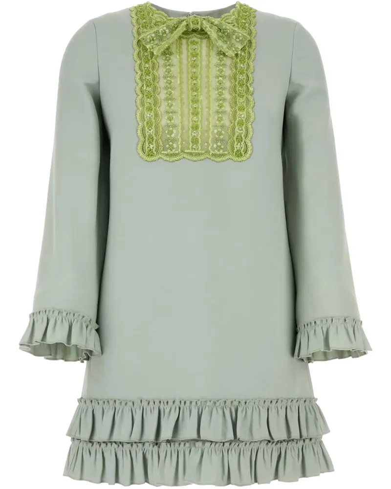 Valentino Garavani Minikleid mit Schleife - Grün Grün
