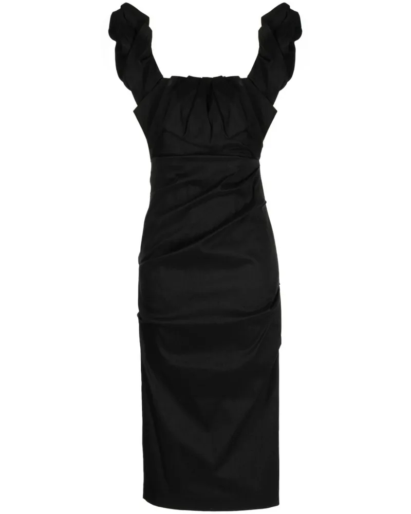 Rachel Gilbert Kalina Kleid - Schwarz Schwarz