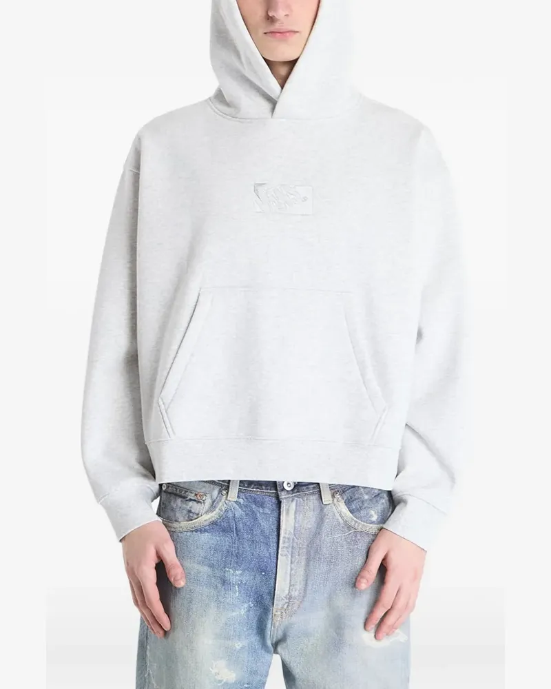 Vans logo-embroidered hoodie - Grau Grau