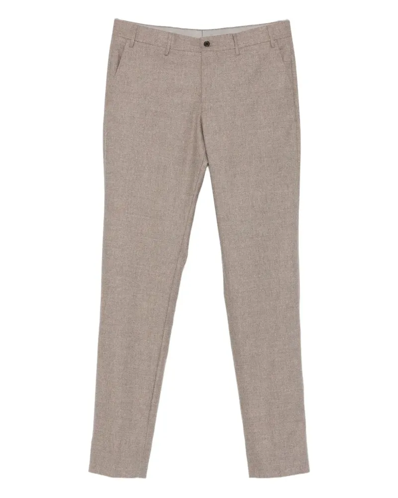 Corneliani buttoned-pockets pants - Nude Nude