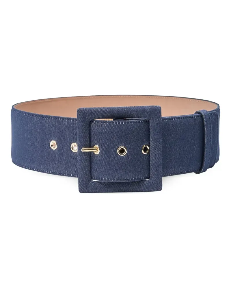 Carolina Herrera New York Gürtel aus Denim - Blau Blau
