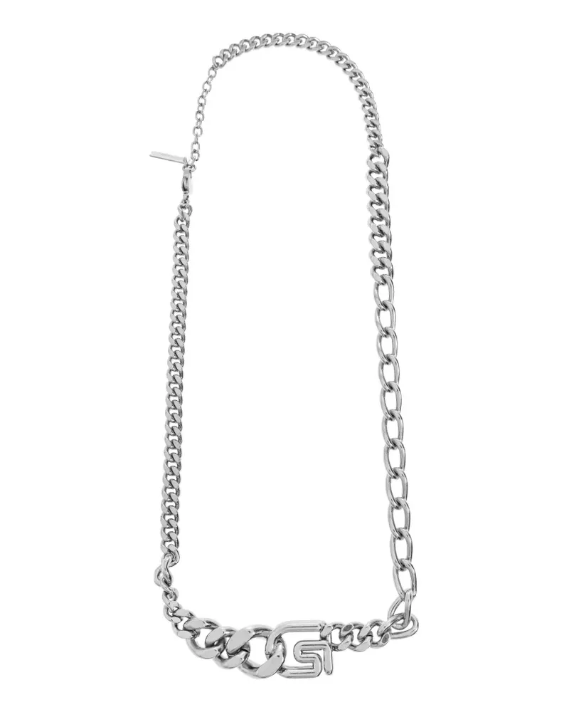 Givenchy G Link curb-chain necklace - Silber Silber