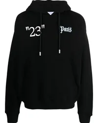 OFF-WHITE KIT Paris Hoodie Schwarz