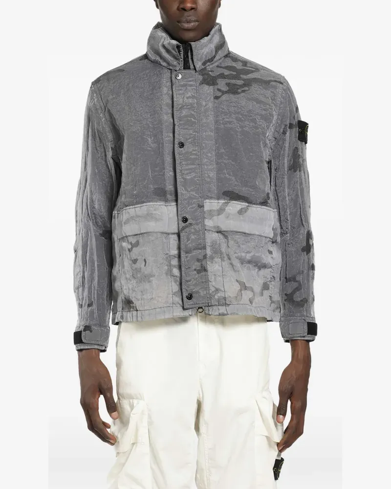Stone Island camouflage pocket jacket - Grau Grau