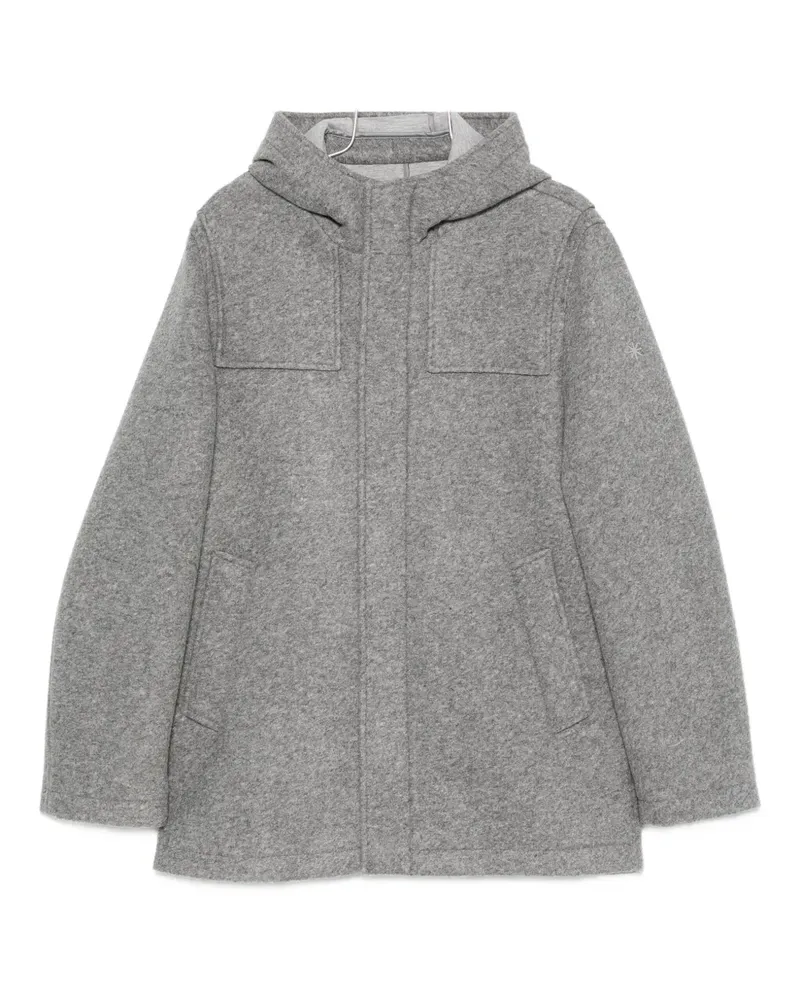 Manuel Ritz hooded coat - Grau Grau