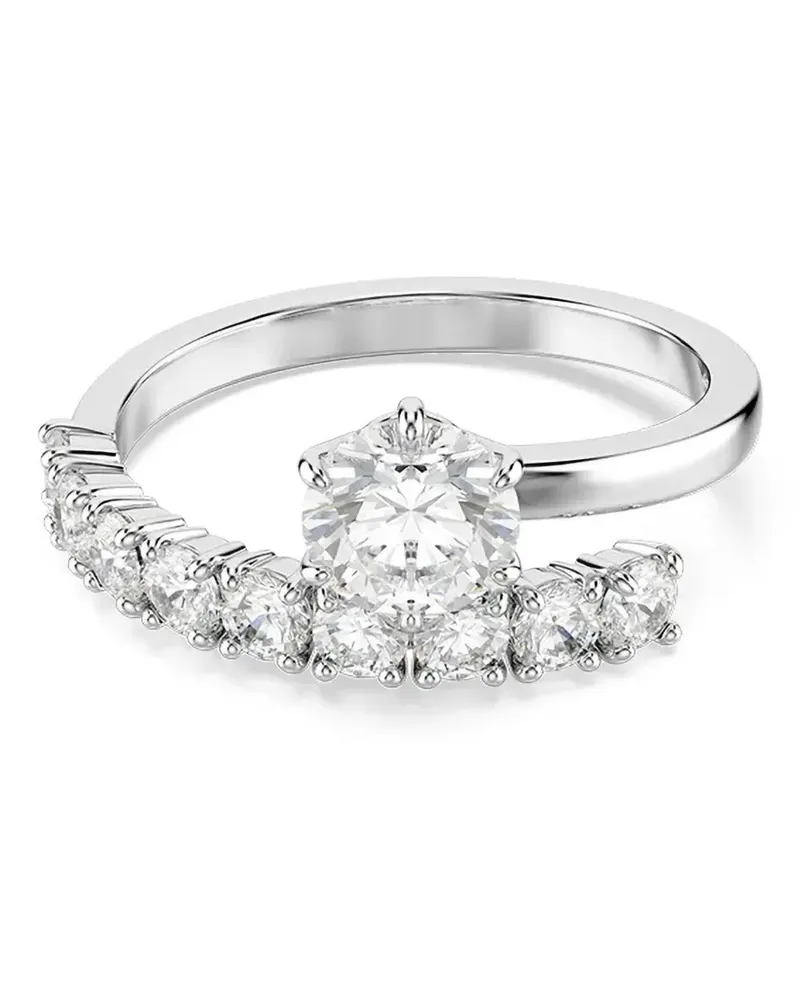Swarovski Matrix Wickelring mit Zirkonia - Silber Silber