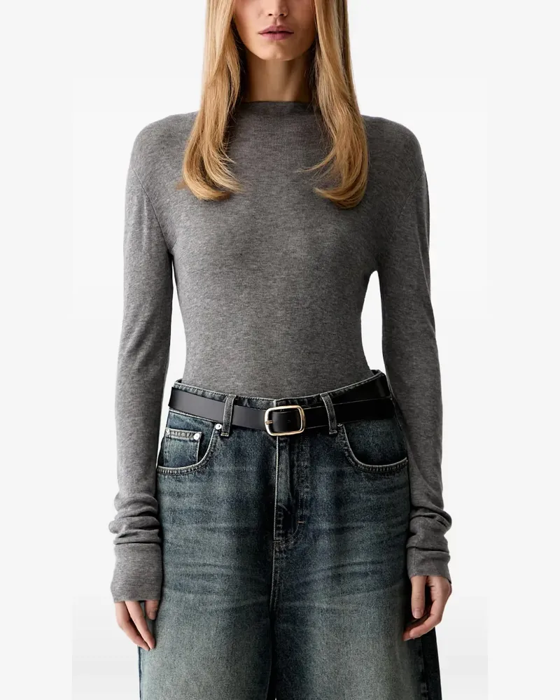 Gestuz GZasia high-neck sweater - Grau Grau