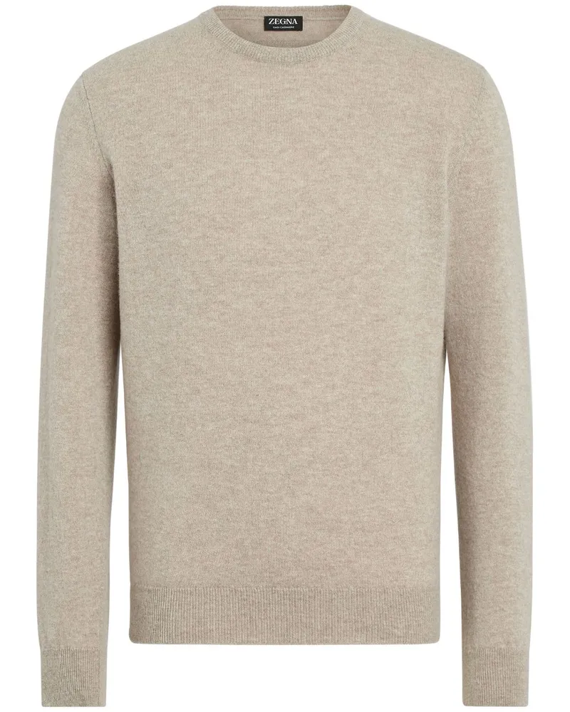 Ermenegildo Zegna Oasi Pullover aus Kaschmir - Nude Nude