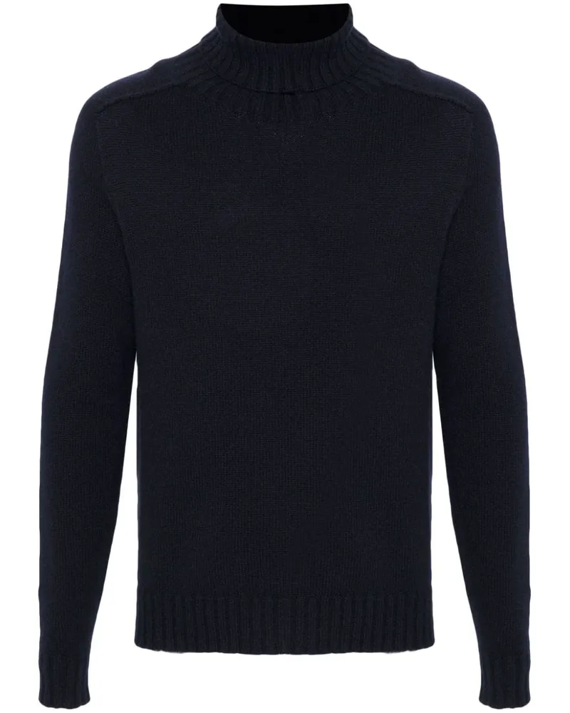 Eric Bompard Pullover mit Rundhalsausschnitt - Blau Blau