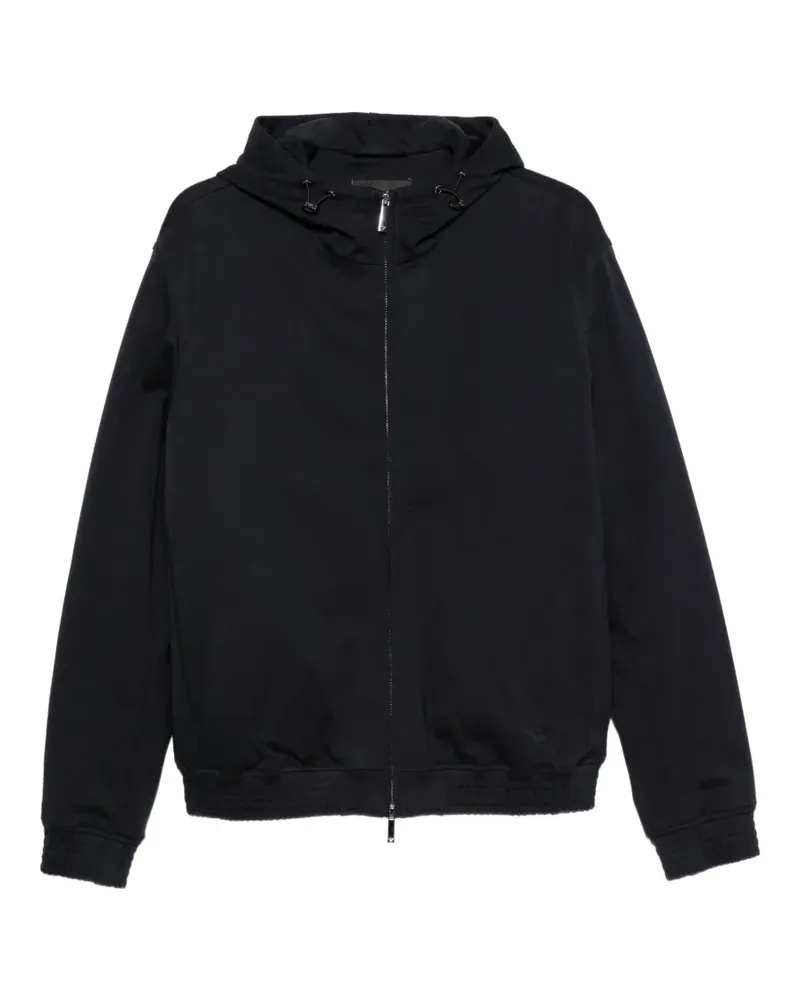 Emporio Armani hooded zip-up jacket - Schwarz Schwarz